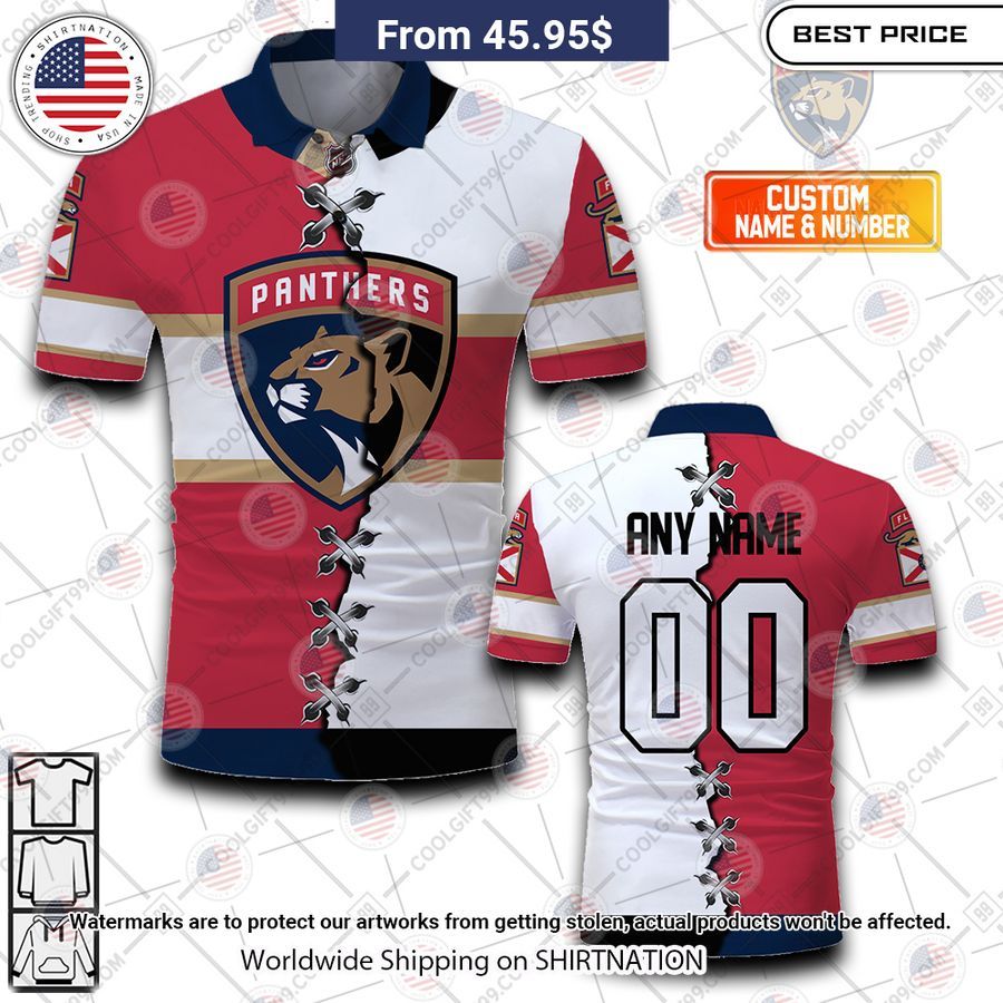 HOT Florida Panthers Mix Home Away Jersey Polo Shirt Our hard working soul
