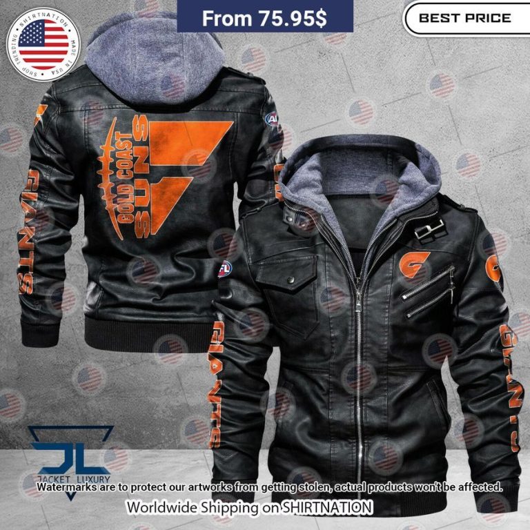 HOT Greater Western Sydney Giants Leather Jacket Trending picture dear