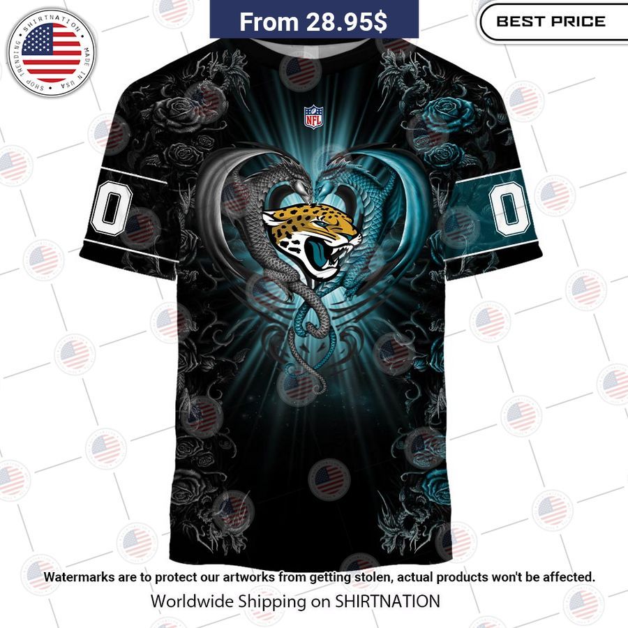 HOT Jacksonville Jaguars Dragon Rose Shirt You look too weak