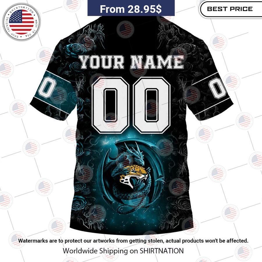 HOT Jacksonville Jaguars Dragon Rose Shirt How did you learn to click so well