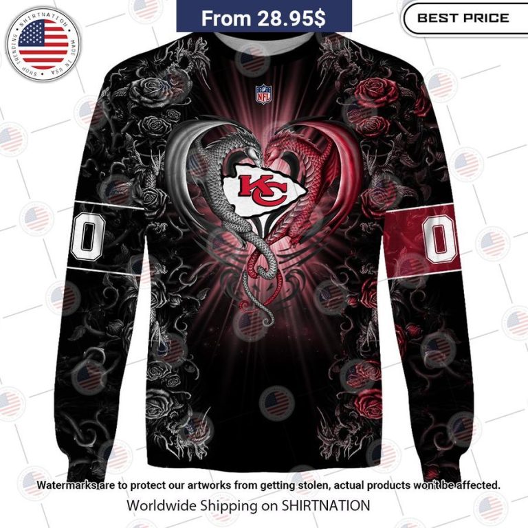 HOT Kansas City Chiefs Dragon Rose Shirt Ah! It is marvellous