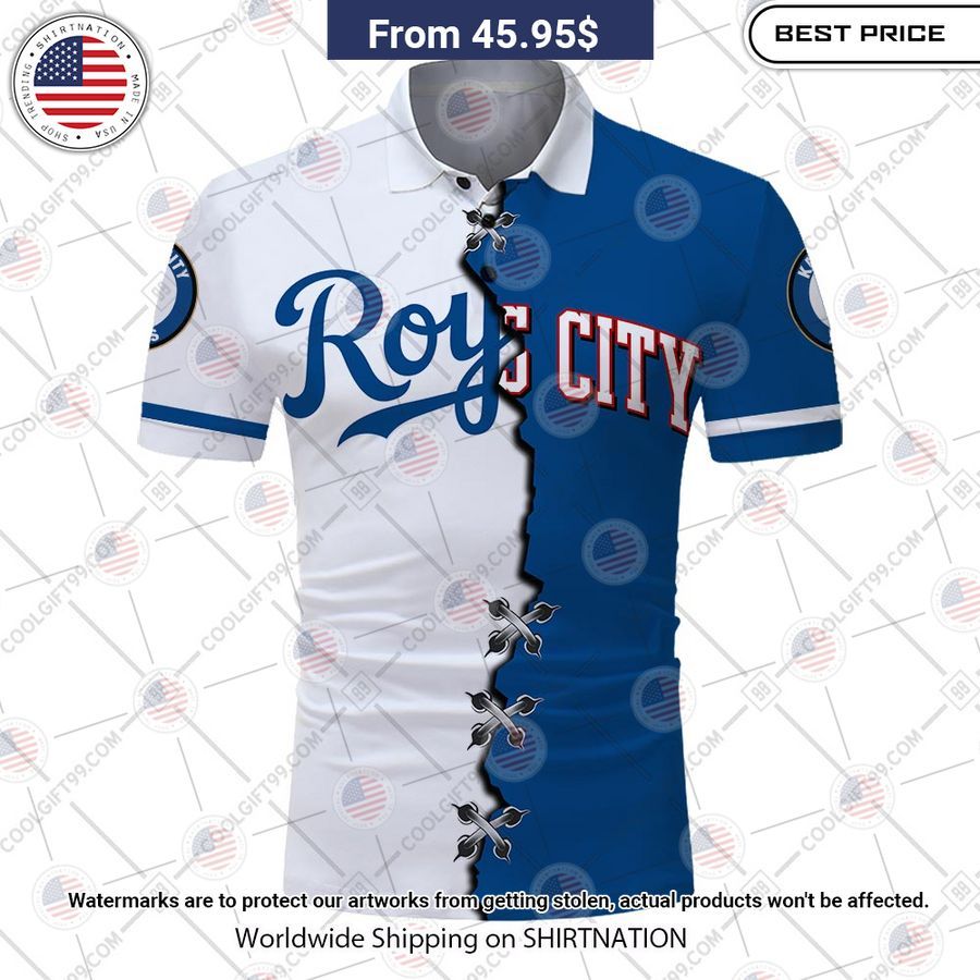 HOT Kansas City Royals Mix Home Away Jersey Polo Shirt Trending picture dear