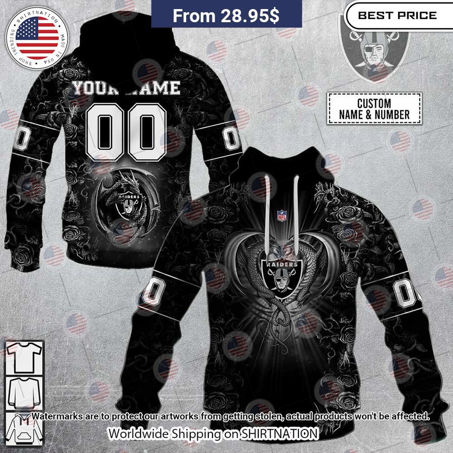 HOT Las Vegas Raiders Dragon Rose Shirt This is your best picture man