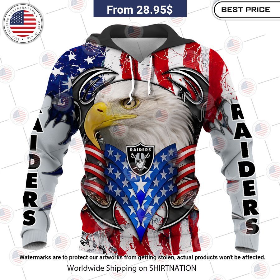 HOT Las Vegas Raiders US Flag Eagle Shirt Best picture ever