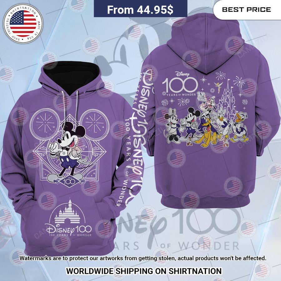 HOT Mickey Mouse Disney 100 Years of Wonder Hoodie