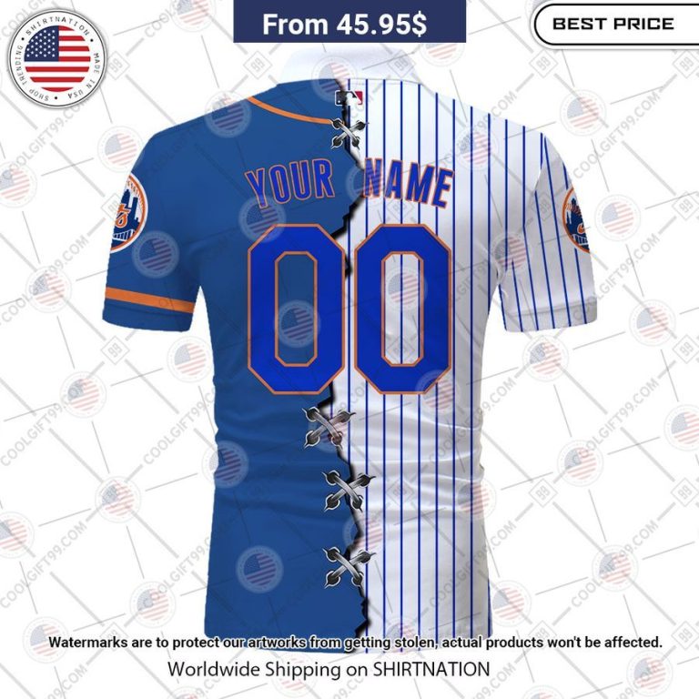 HOT New York Mets Mix Home Away Jersey Polo Shirt Such a charming picture.