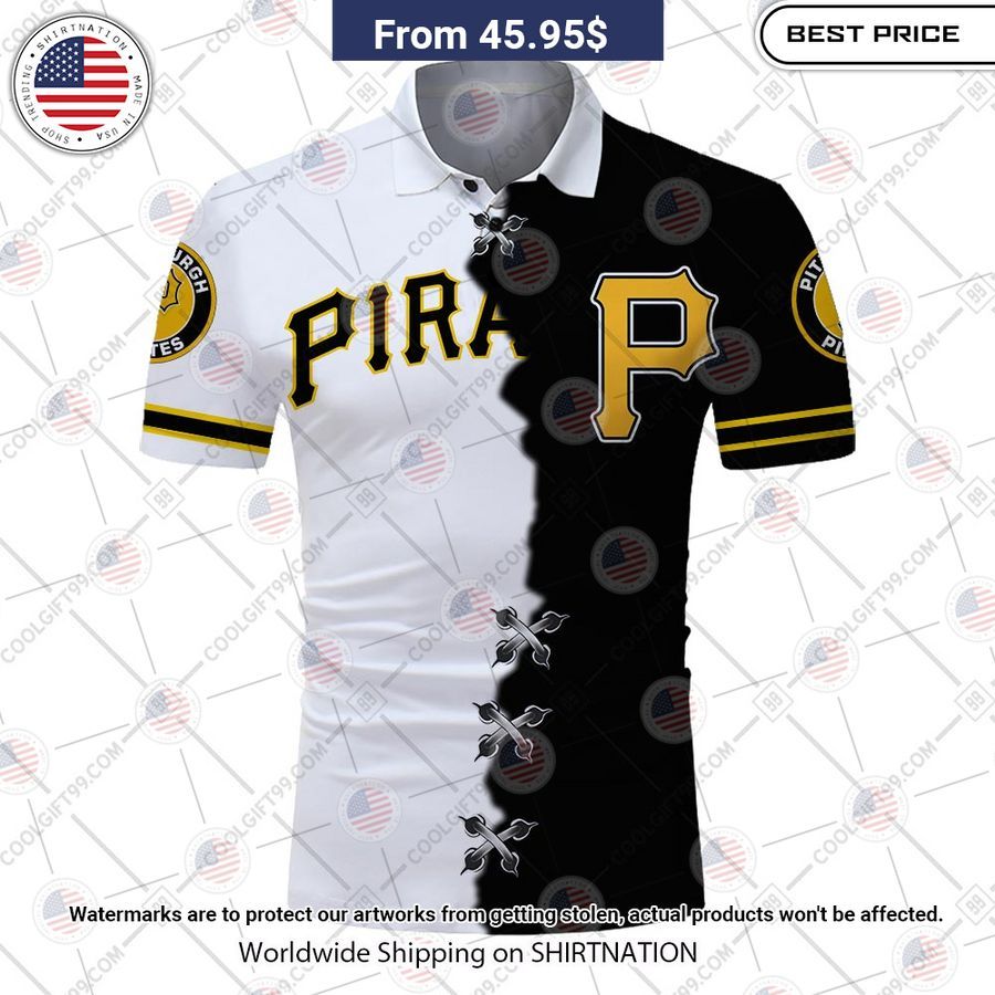 HOT Pittsburgh Pirates Mix Home Away Jersey Polo Shirt Out of the world