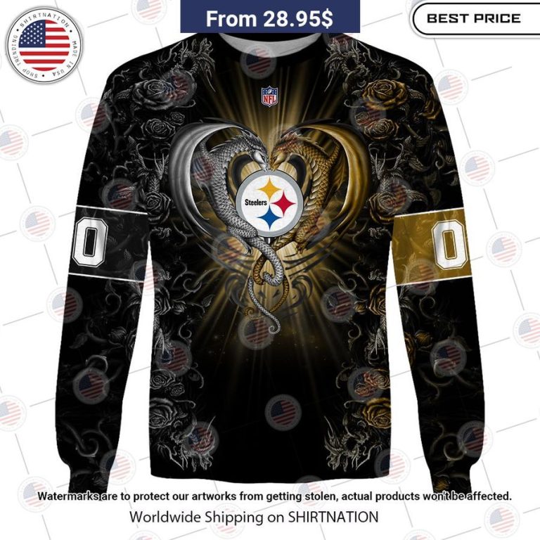 hot pittsburgh steelers dragon rose shirt 3 416.jpg