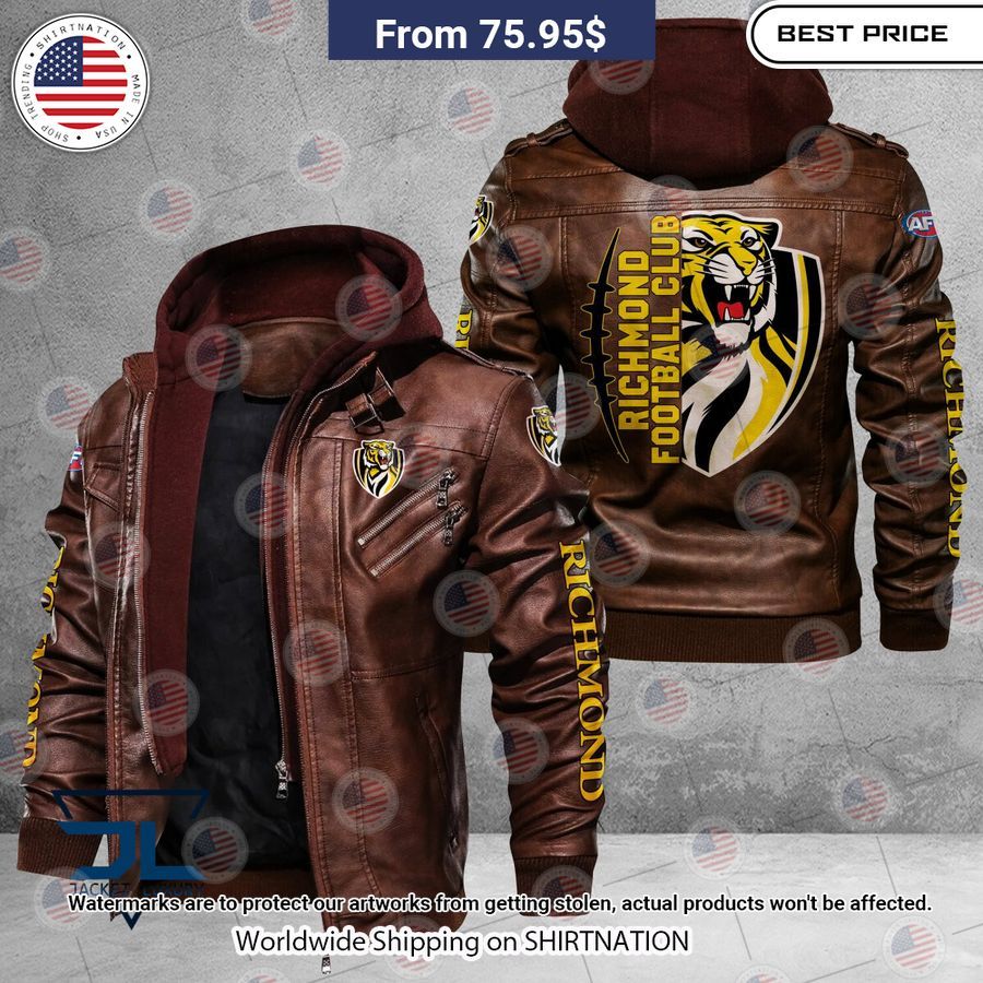 HOT Richmond Football Club Leather Jacket Such a scenic view ,looks great.