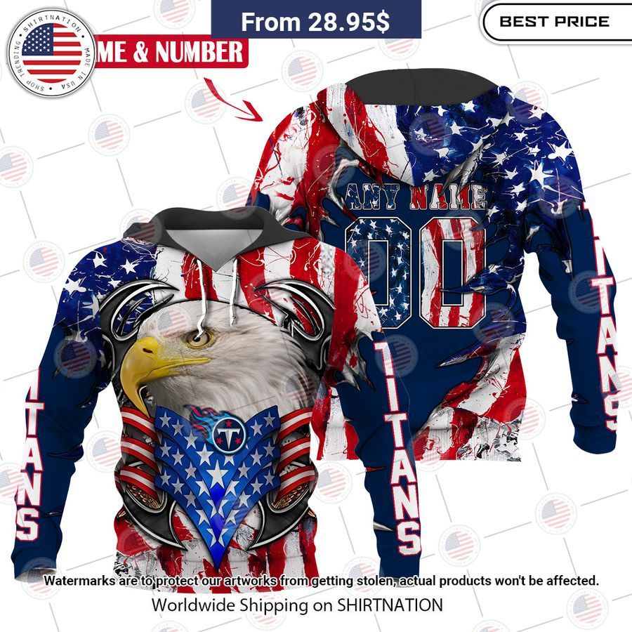 HOT Tennessee Titans US Flag Eagle Shirt This is your best picture man