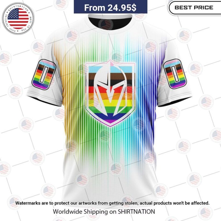 HOT Vegas Golden Knights Design For Pride Month Hoodie Gang of rockstars