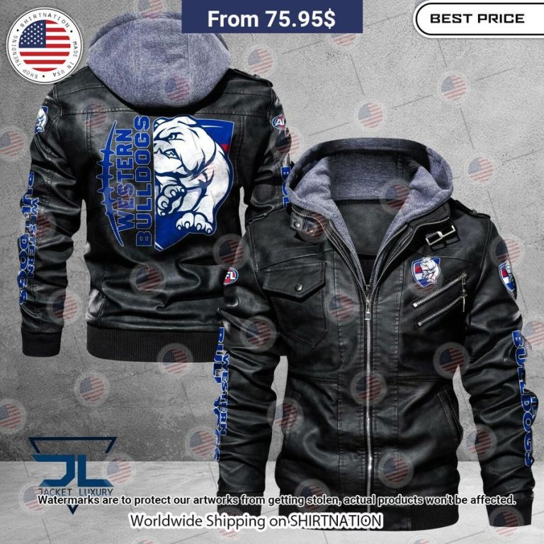 HOT Western Bulldogs Leather Jacket My friends!