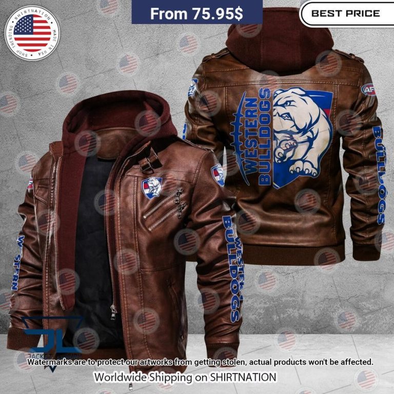 HOT Western Bulldogs Leather Jacket Loving, dare I say?