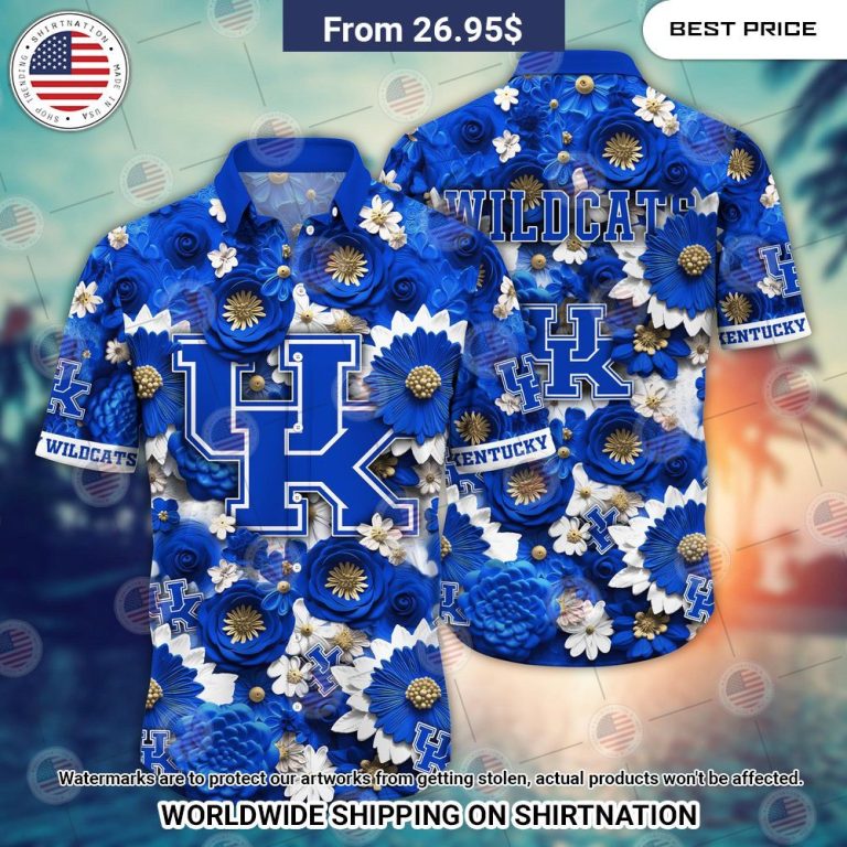 Kentucky Wildcats NCAA Hawaiian Shirt Stand easy bro