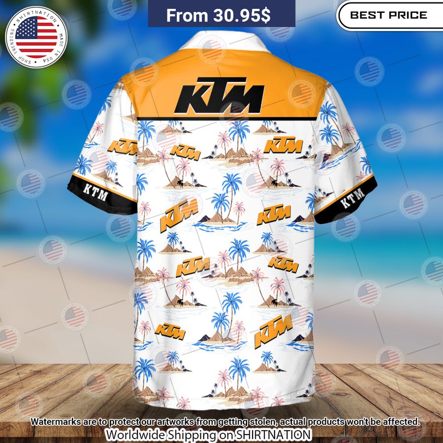 KTM sportmotorcycle Hawaiian Shirt Wow, cute pie