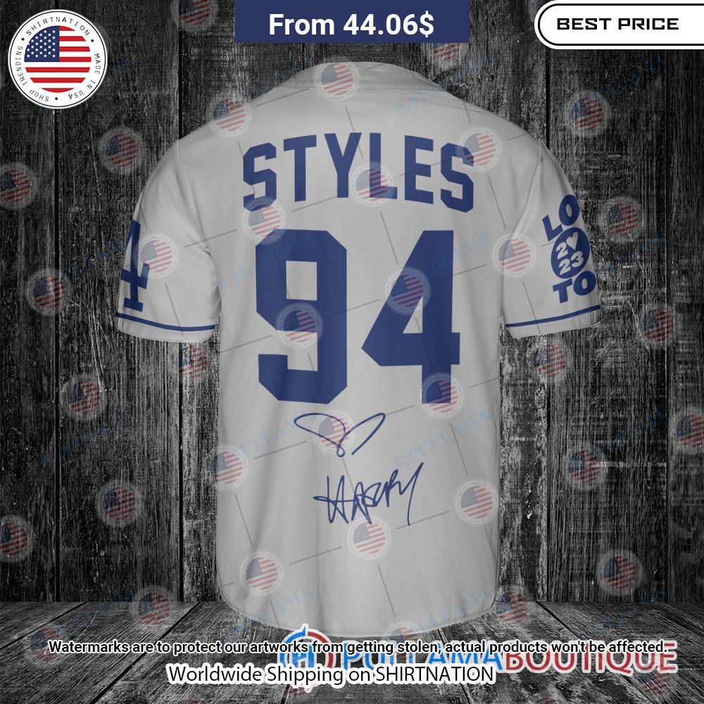 Los Angeles Dodgers Harry Styles Baseball Jersey You look lazy