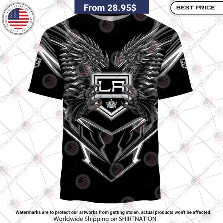 Los Angeles Kings Dragon Custom Shirt You look so healthy and fit