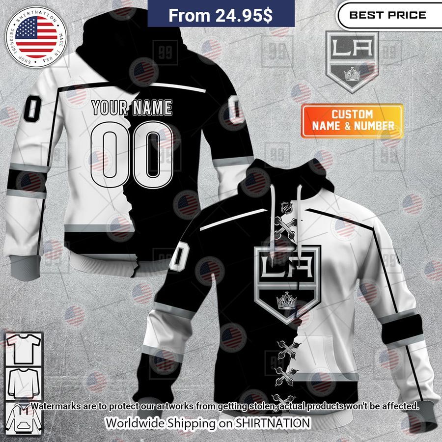 los angeles kings mix jersey 2023 custom hoodie 1 375