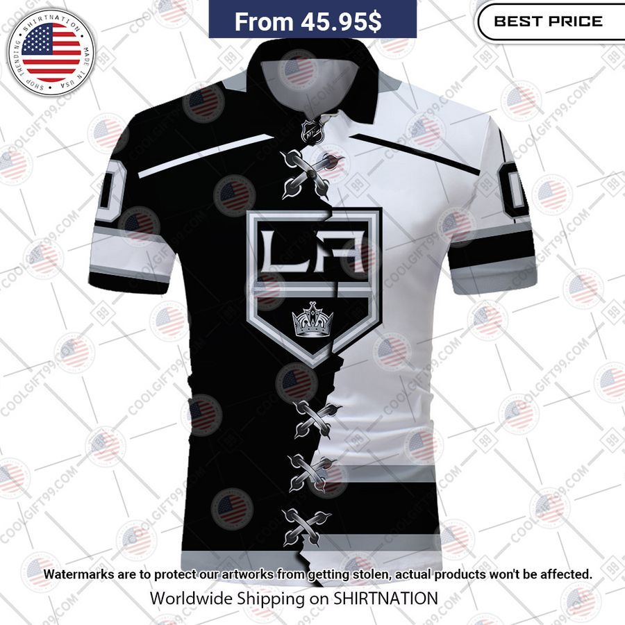 Los Angeles Kings Mix Jersey Style Custom Polo Pic of the century