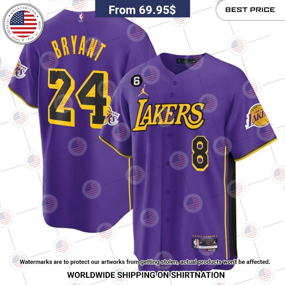 Los Angeles Lakers Kobe Bryant Baseball Jersey This place looks exotic.