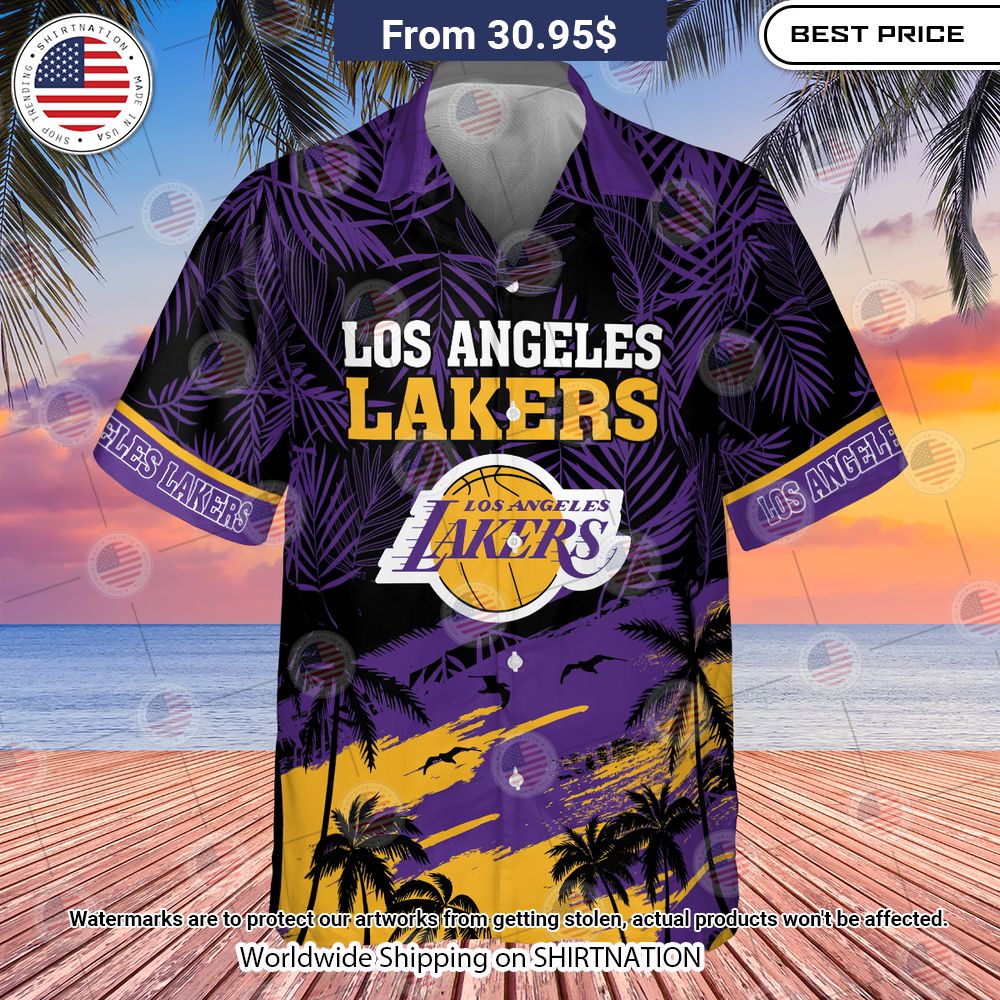 Los Angeles Lakers NBA 2023 Hawaiian Shirt Gang of rockstars