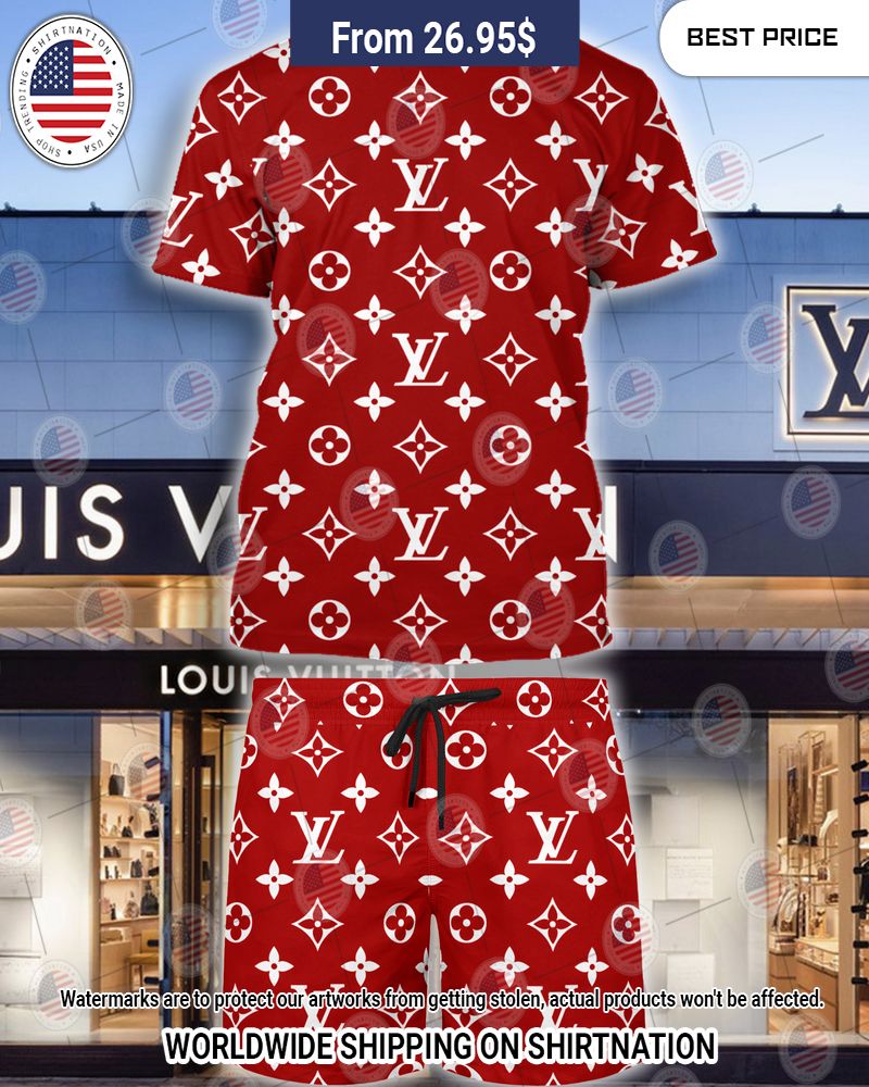 Louis Vuitton Brand Shirt Shorts Bless this holy soul, looking so cute