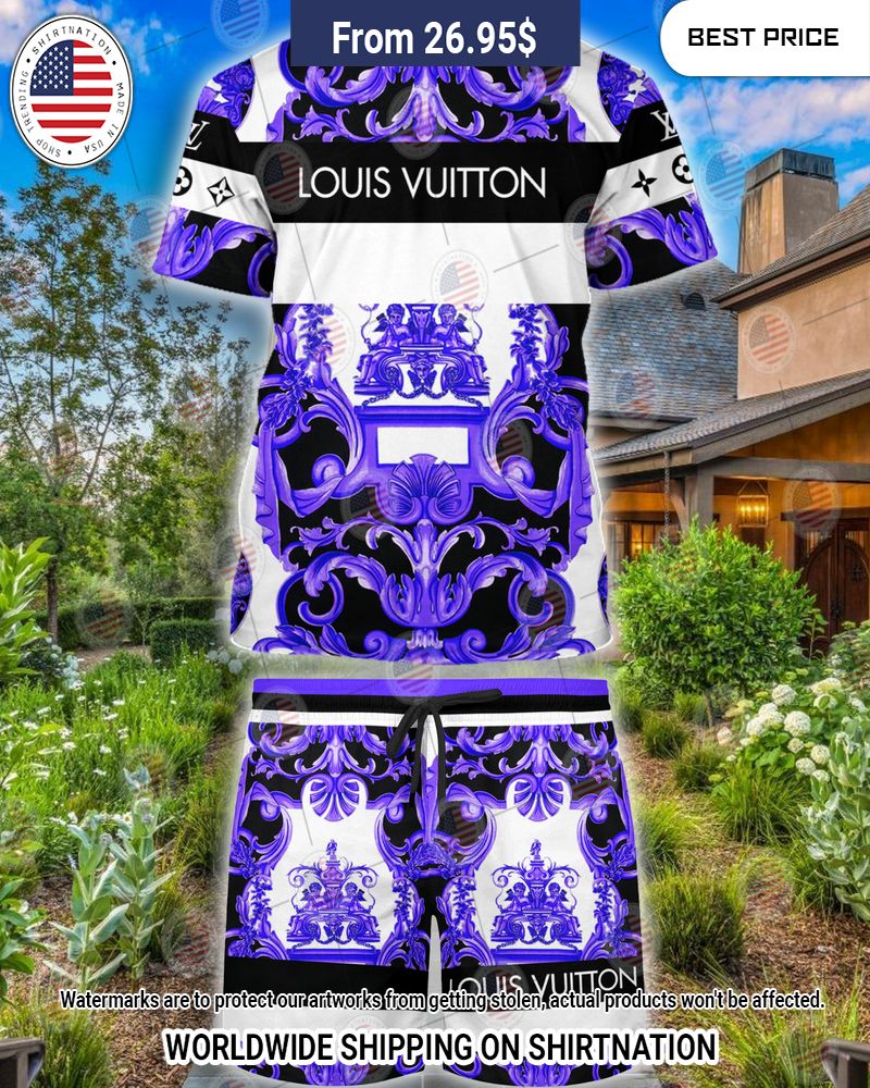 Louis Vuitton Pattern Shirt Short Nice photo dude