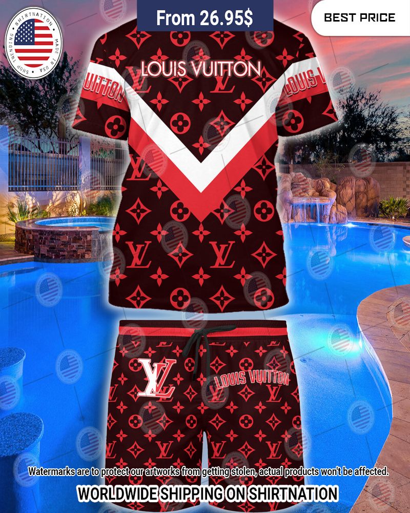 Louis Vuitton T Shirt Shorts Natural and awesome