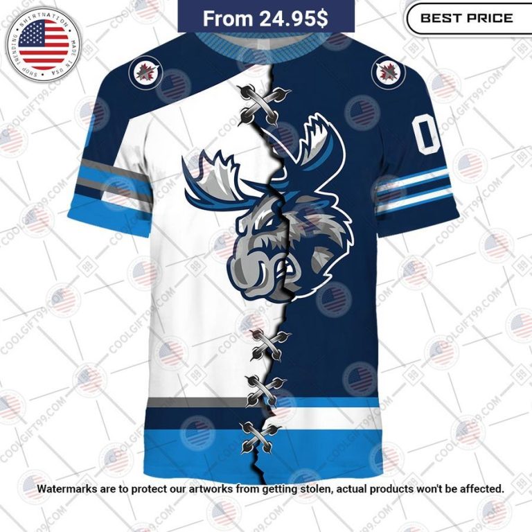 Manitoba Moose Mix Jersey Custom Hoodie Which place is this bro?