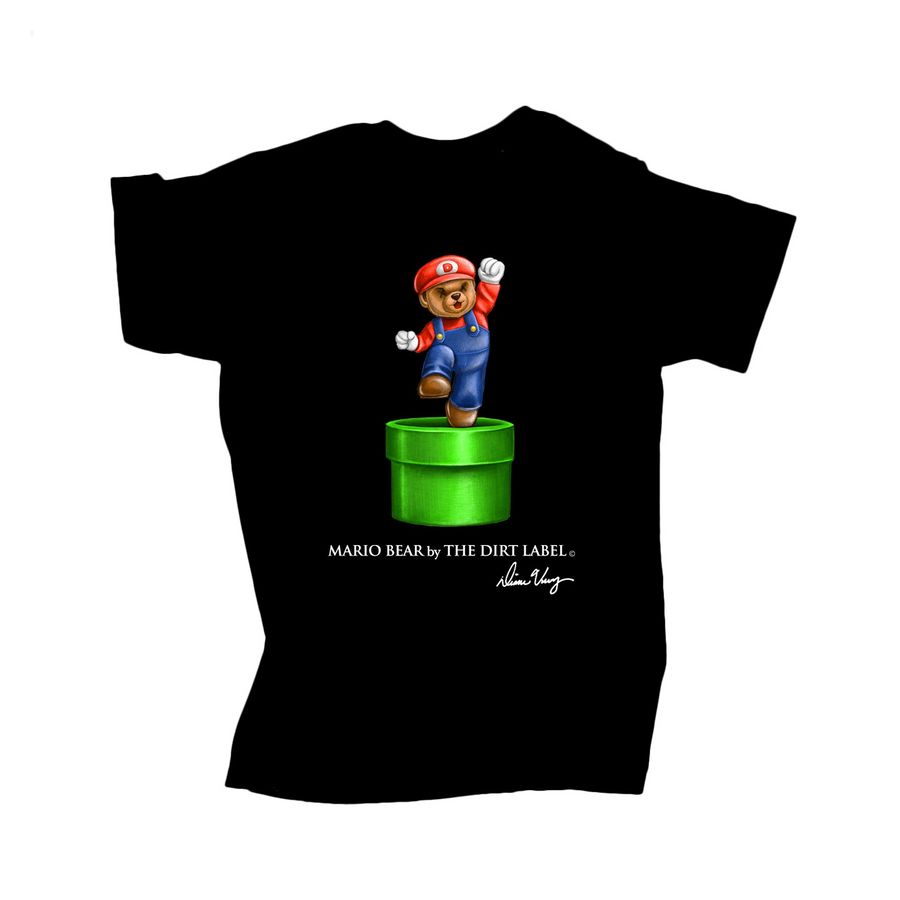 Mario Bear by the Dirt Label Shirt Oh my God you have put on so much!