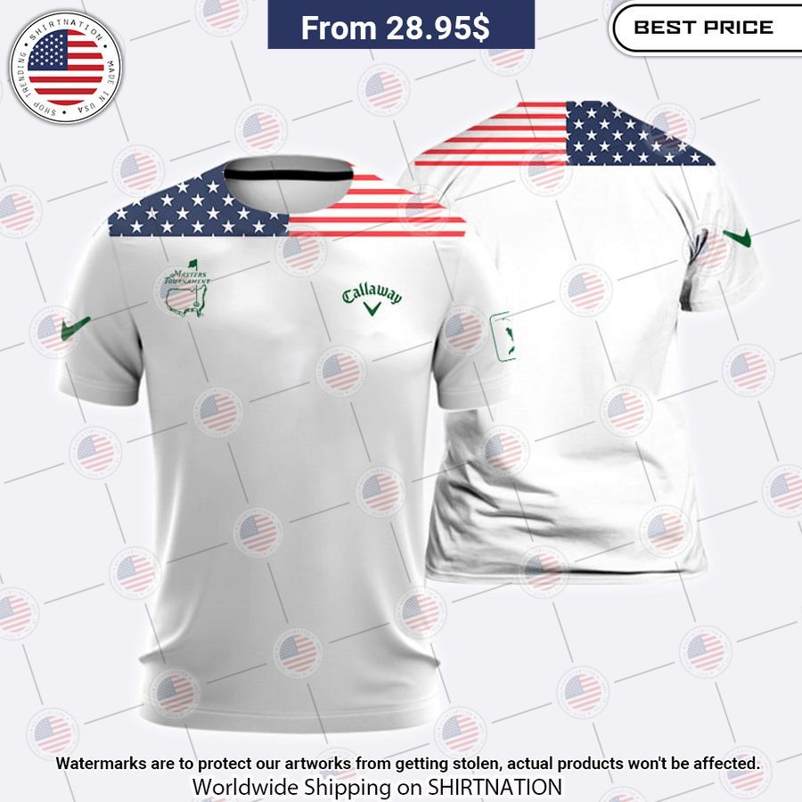 Masters Tournament Callaway Flag Of The US Polo Good look mam
