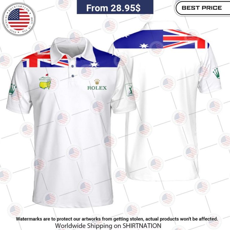 Masters Tournament Flag Of The AUStralia Polo Stand easy bro