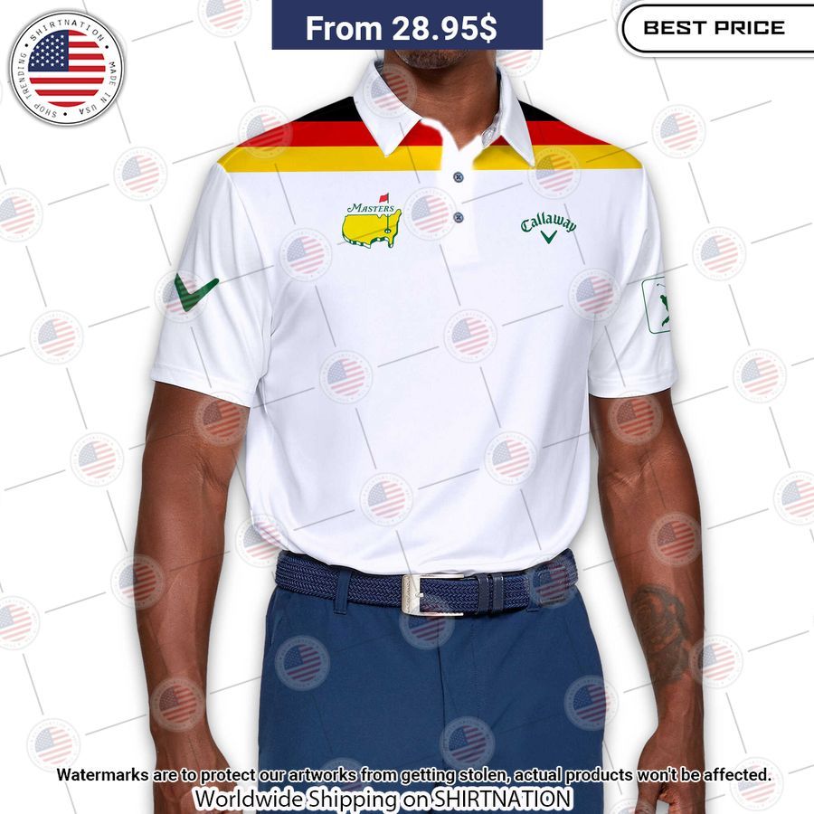Masters Tournament Flag Of The Germany Polo Damn good