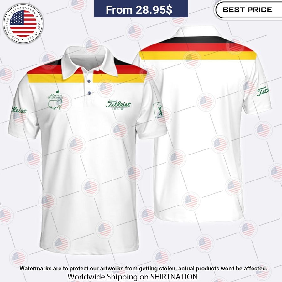 Masters Tournament Flag Of The Germany Titleist Polo Royal Pic of yours