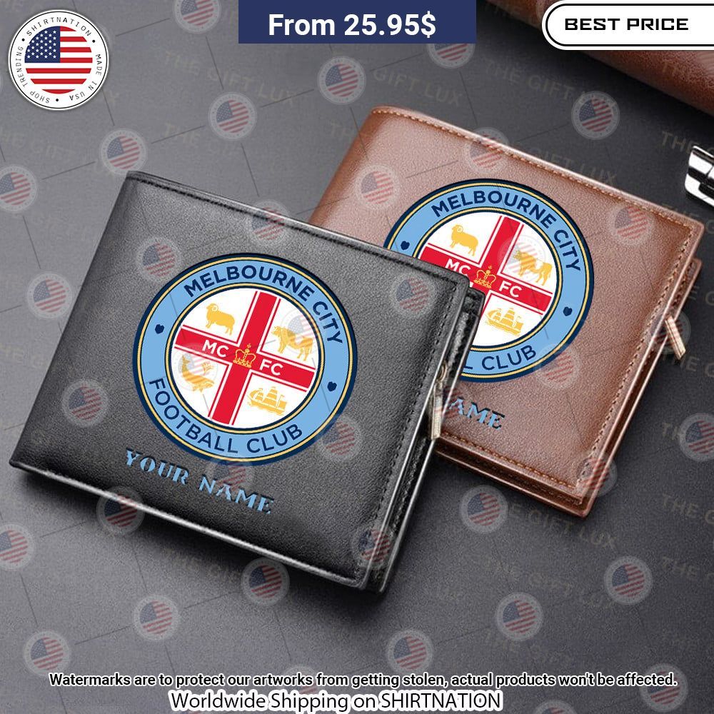Melbourne City FC Custom Leather Wallet Good click
