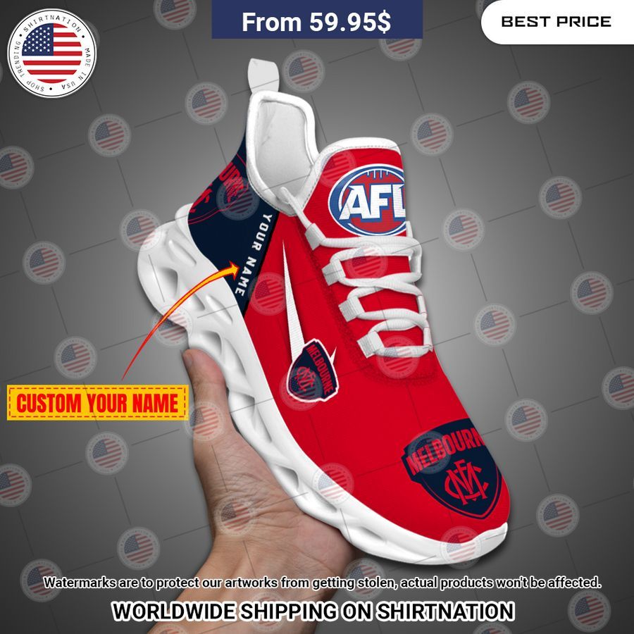 Melbourne Demons Custom Max Soul Shoes Best picture ever