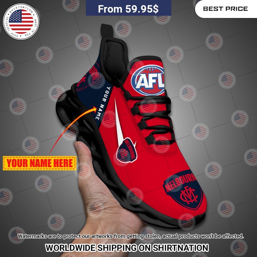 Melbourne Demons Custom Max Soul Shoes Pic of the century