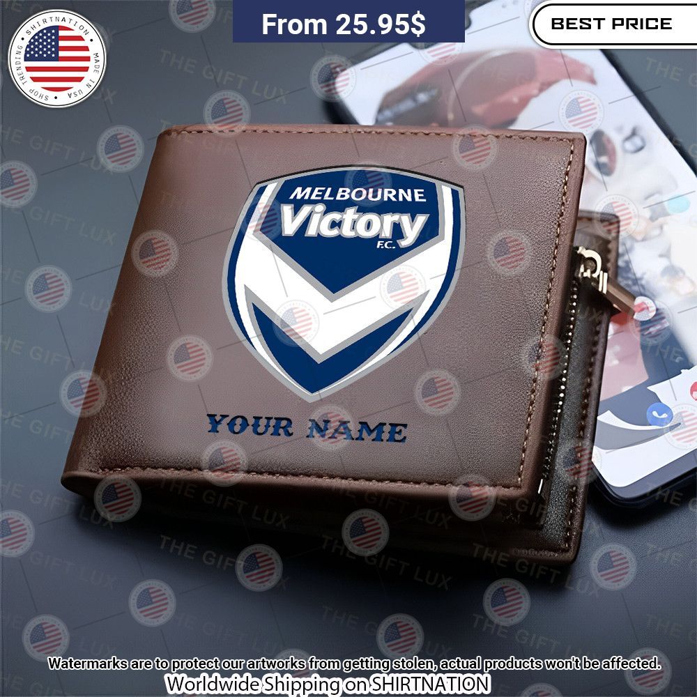 Melbourne Victory FC Custom Leather Wallet How did you learn to click so well