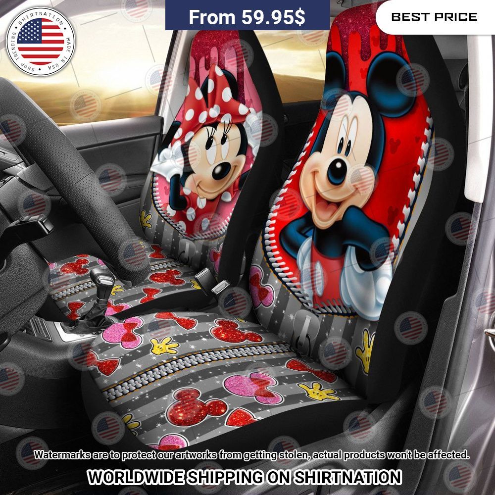 Mickey Mouse Minnie Mouse Car Seat Cover Rocking picture