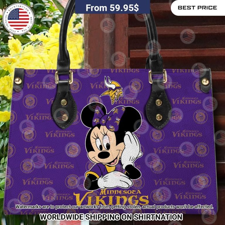 Minnesota Vikings Leather Handbag You are always amazing