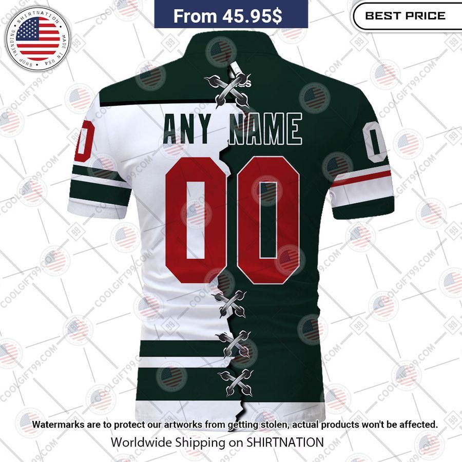Minnesota Wild Mix Jersey Style Custom Polo This is your best picture man