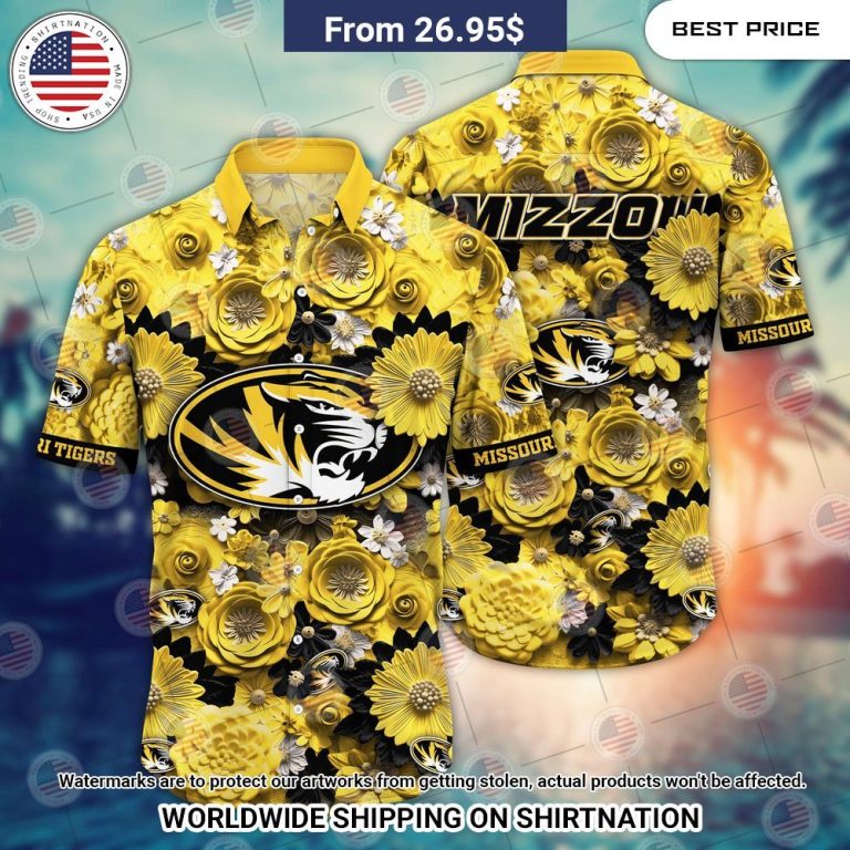 Missouri Tigers NCAA Hawaiian Shirt Stand easy bro