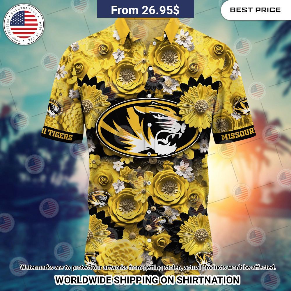 Missouri Tigers NCAA Hawaiian Shirt Radiant and glowing Pic dear