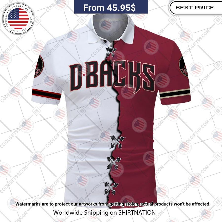 MLB Arizona Diamondbacks Mix jersey Style Custom Polo Studious look