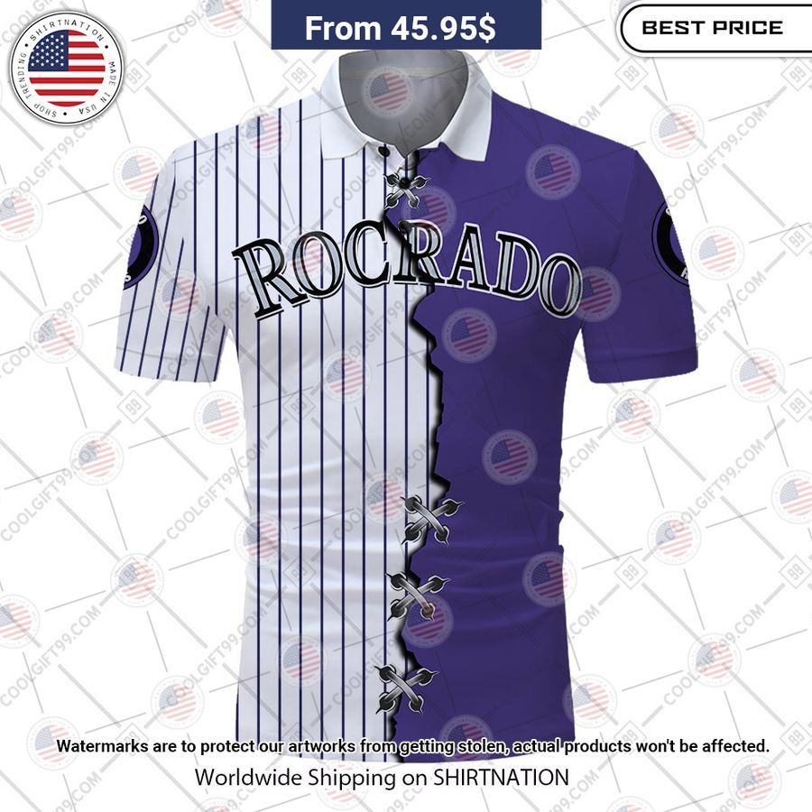 MLB Colorado Rockies Mix jersey Style Custom Polo Such a charming picture.