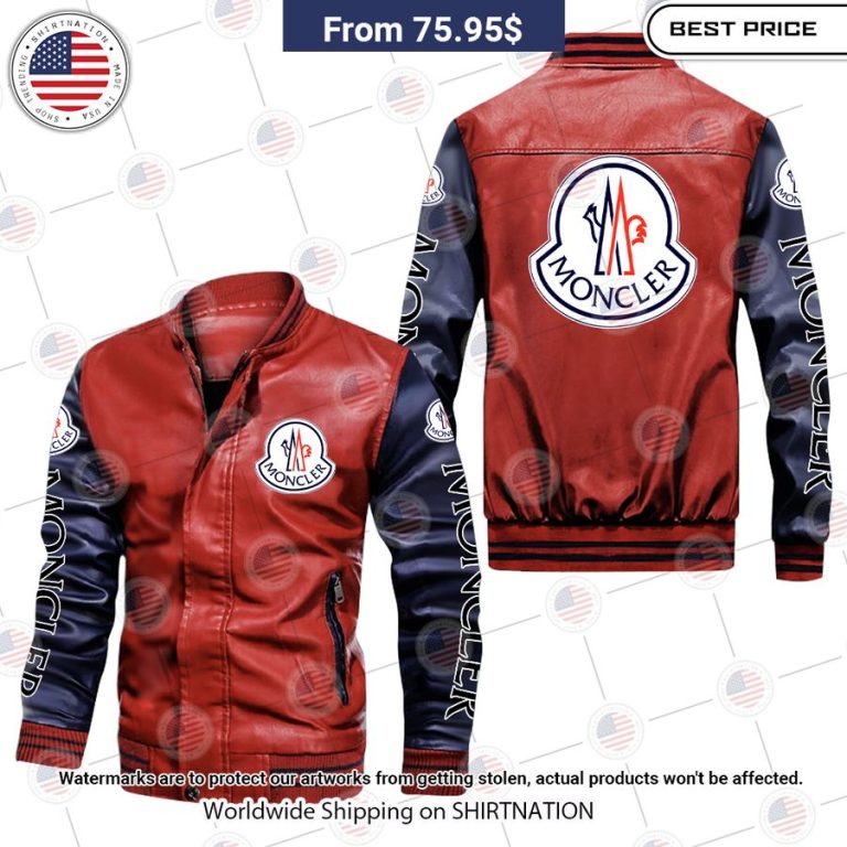 moncler leather bomber jacket 1 225