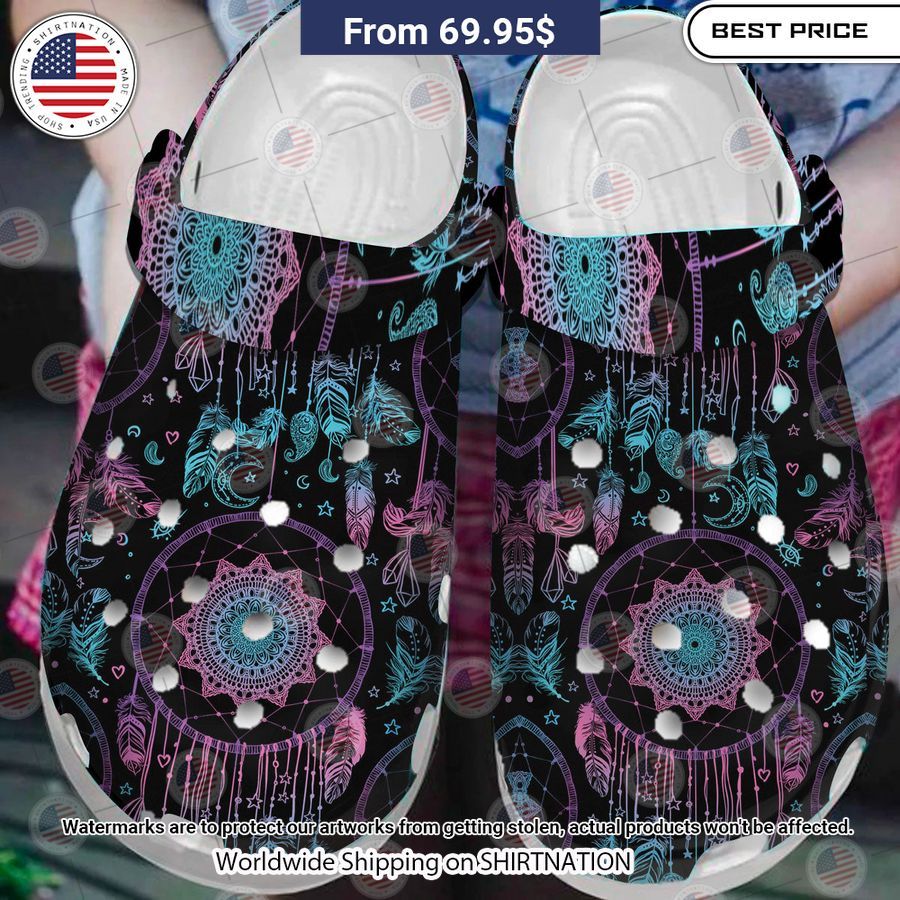 Native Dream Catcher Crocs Clog Shoes You look fresh in nature