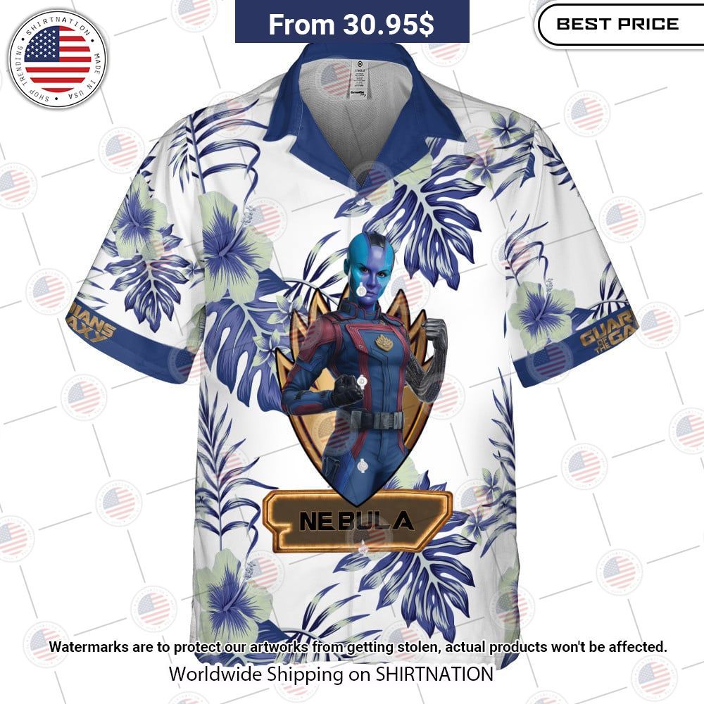 Nebula Guardians of the Galaxy 2023 Hawaiian Shirt Looking so nice