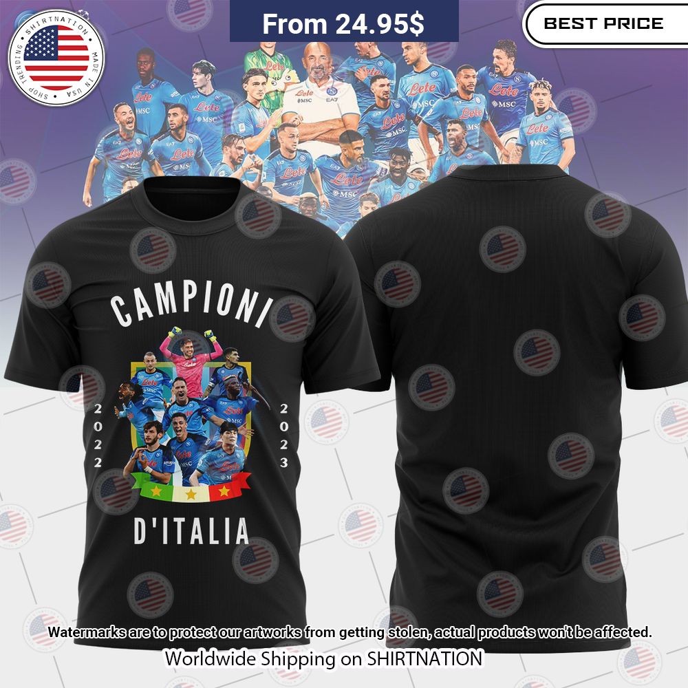 NEW Campione D'italia 2023 T-Shirts