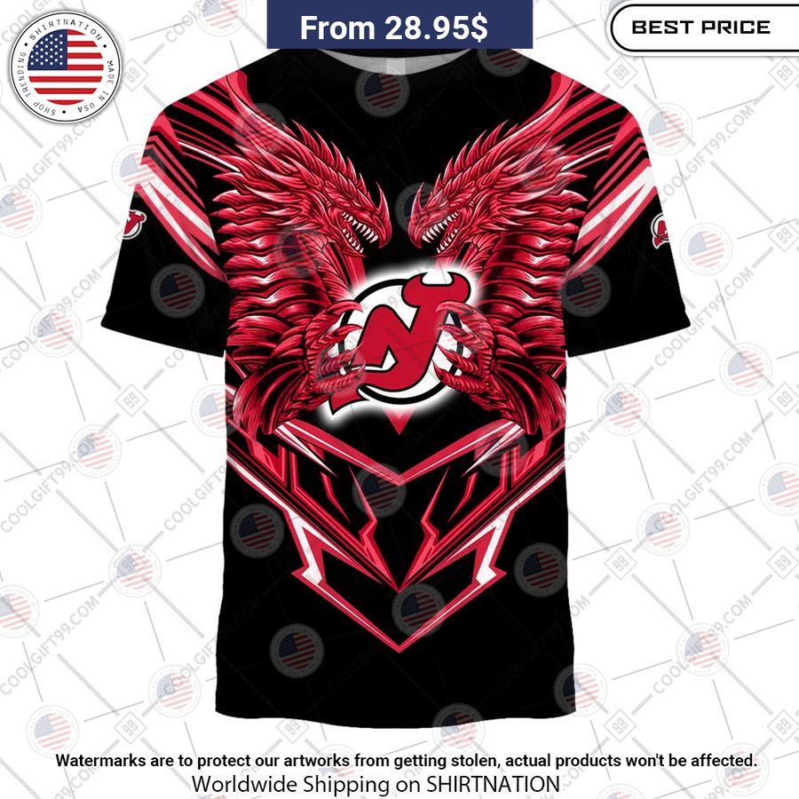 New Jersey Devils Dragon Custom Shirt Selfie expert